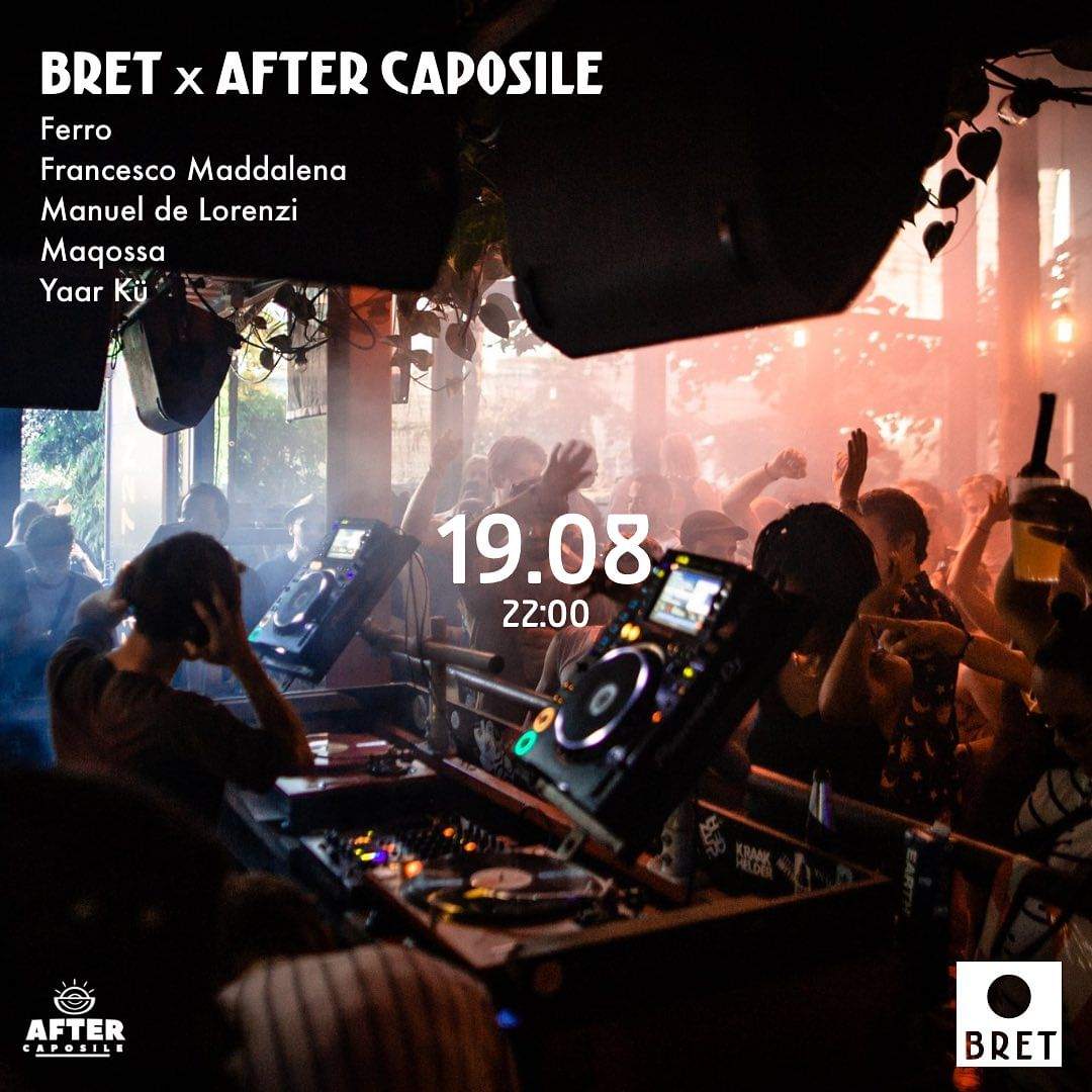 BRET X After Caposile - フライヤー表