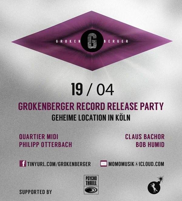 Psycho Thrill Cologne Supports Grokenberger Release Night - Página frontal