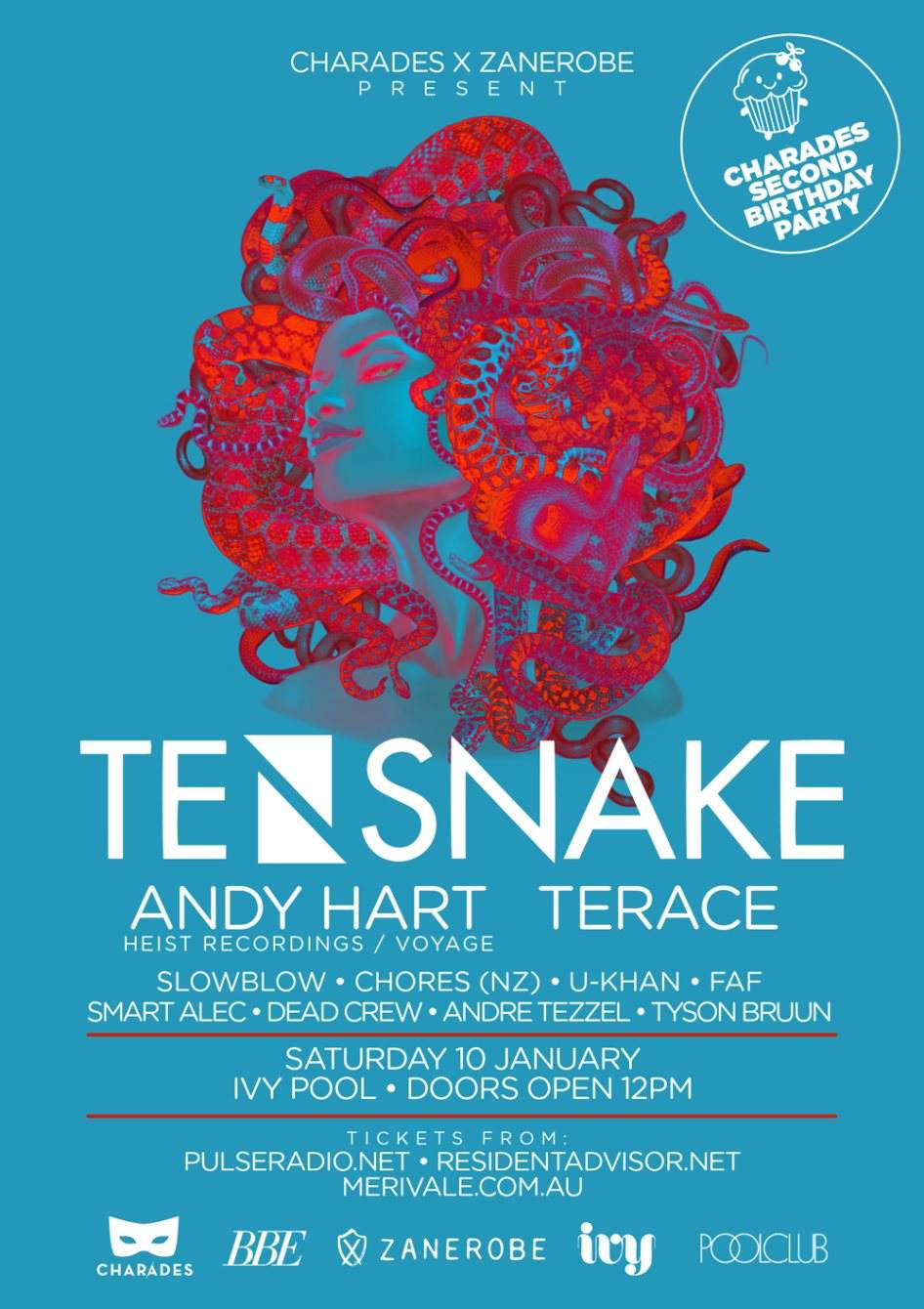 Charades 2nd Birthday Pool Party Feat. Tensnake & Andy Hart - Página frontal