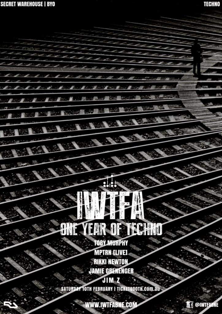 Iwtfa - One Year Of Techno - Página trasera
