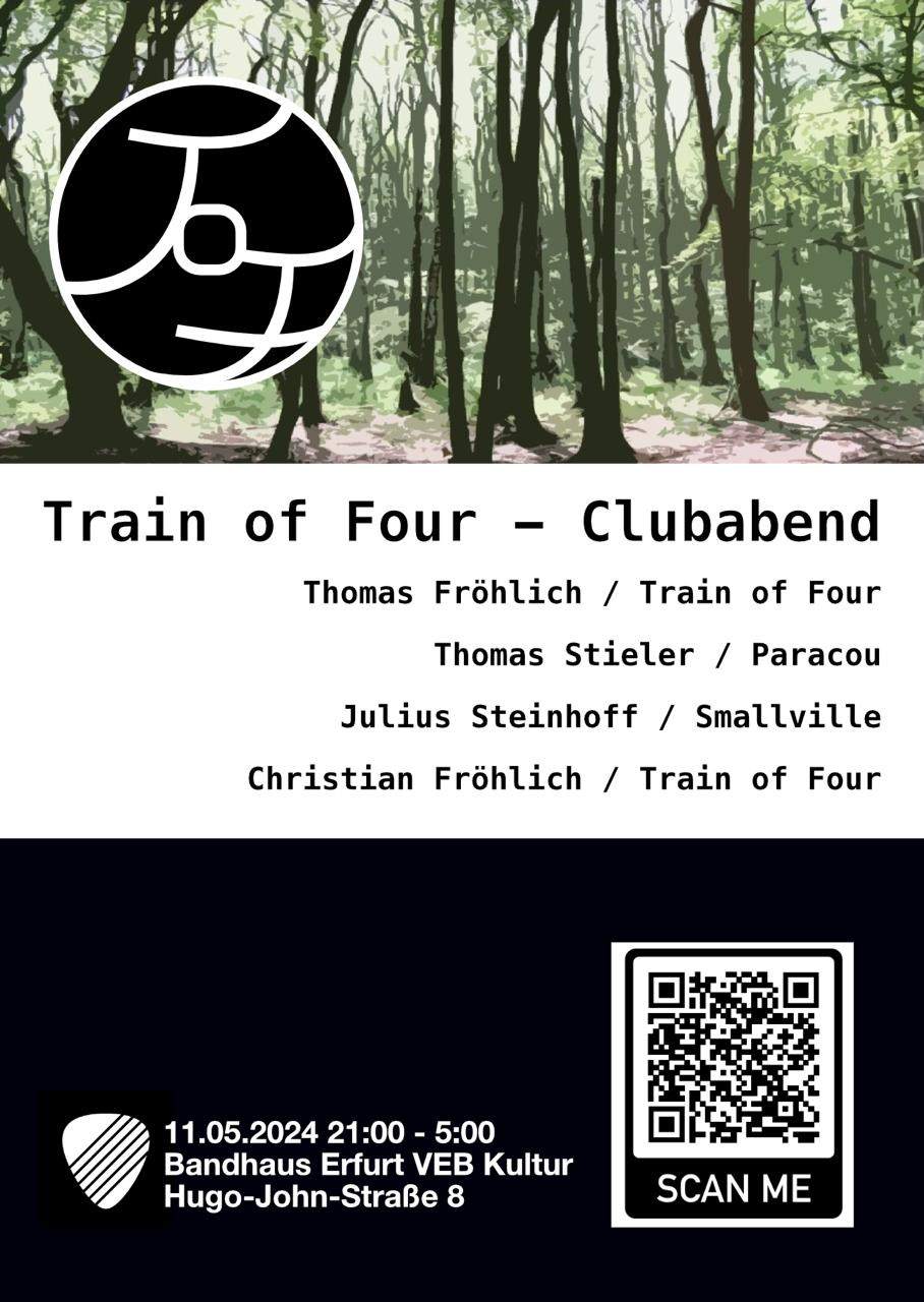 Train of Four Clubabend - フライヤー表
