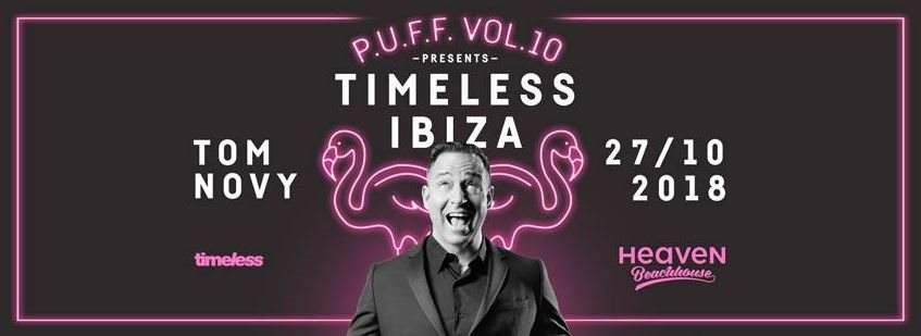 Puff Pres. Timeless Ibiza with Tom Novy - Página frontal