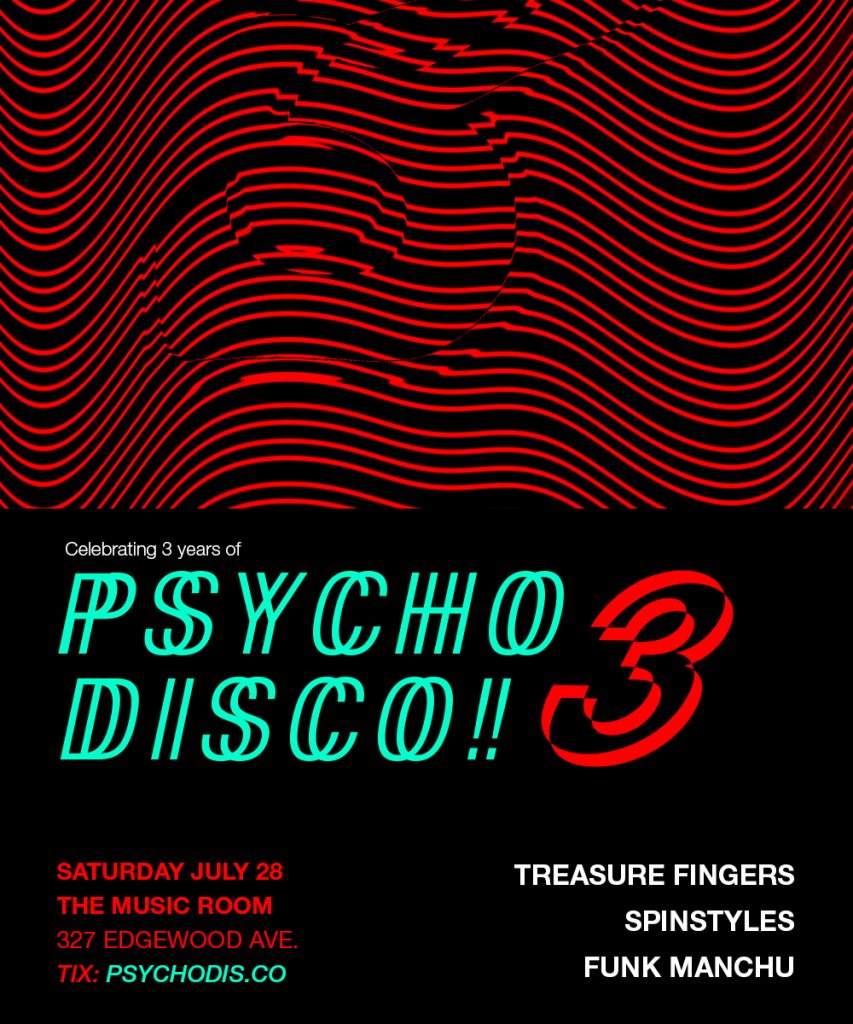 Psycho Disco! 3 Year Anniversary - Página frontal
