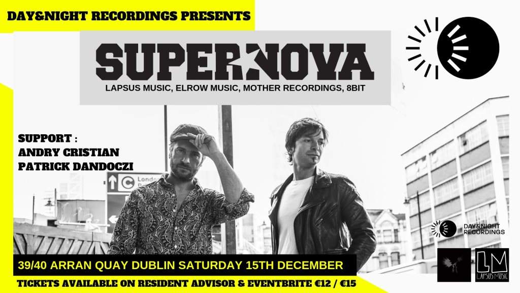 Day&Night Recordings presents Supernova ( Lapsus Music, Elrow Music, 8bit ) - Página frontal