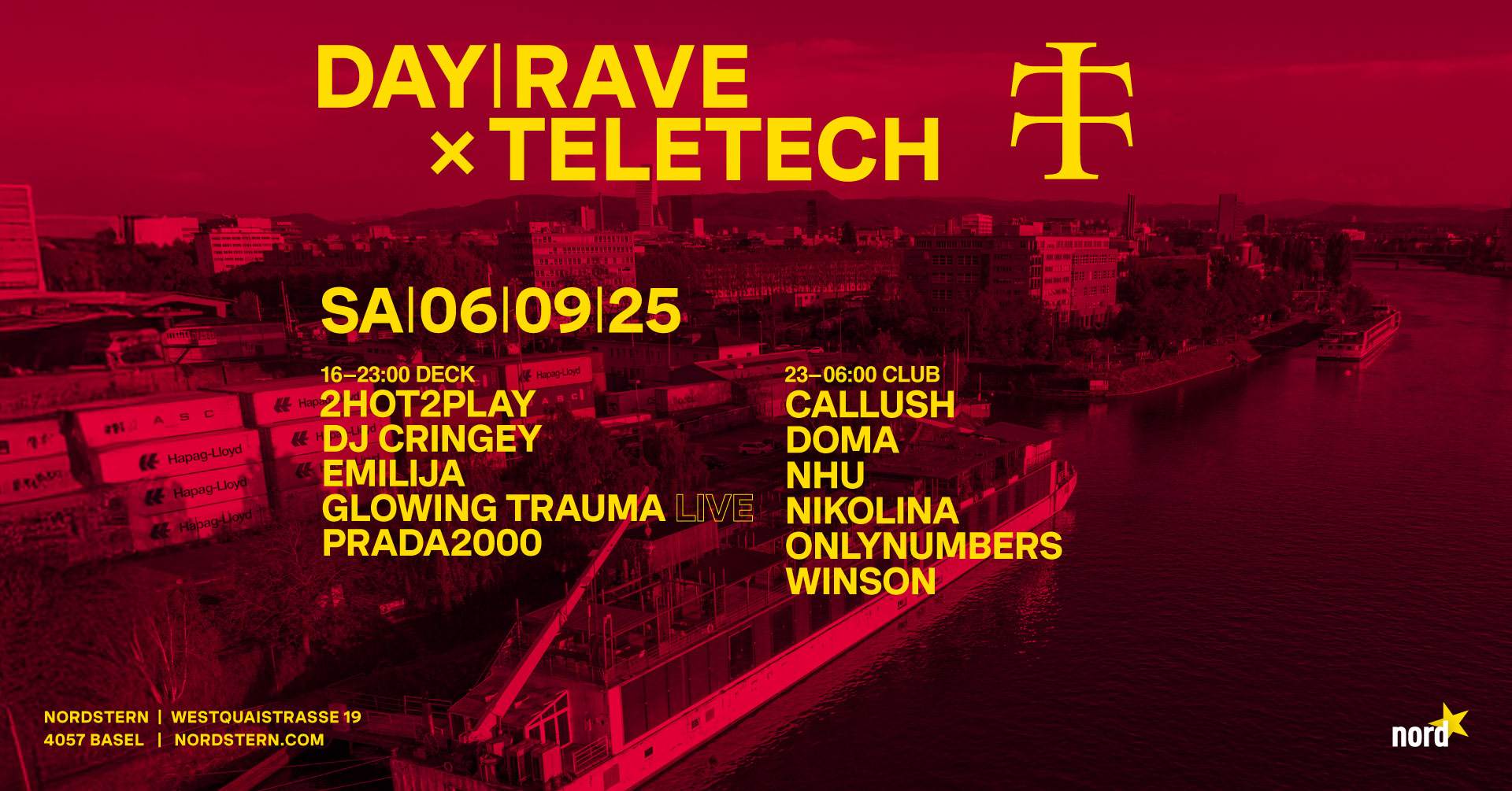 DAY|RAVE x Teletech at Nordstern, Basel