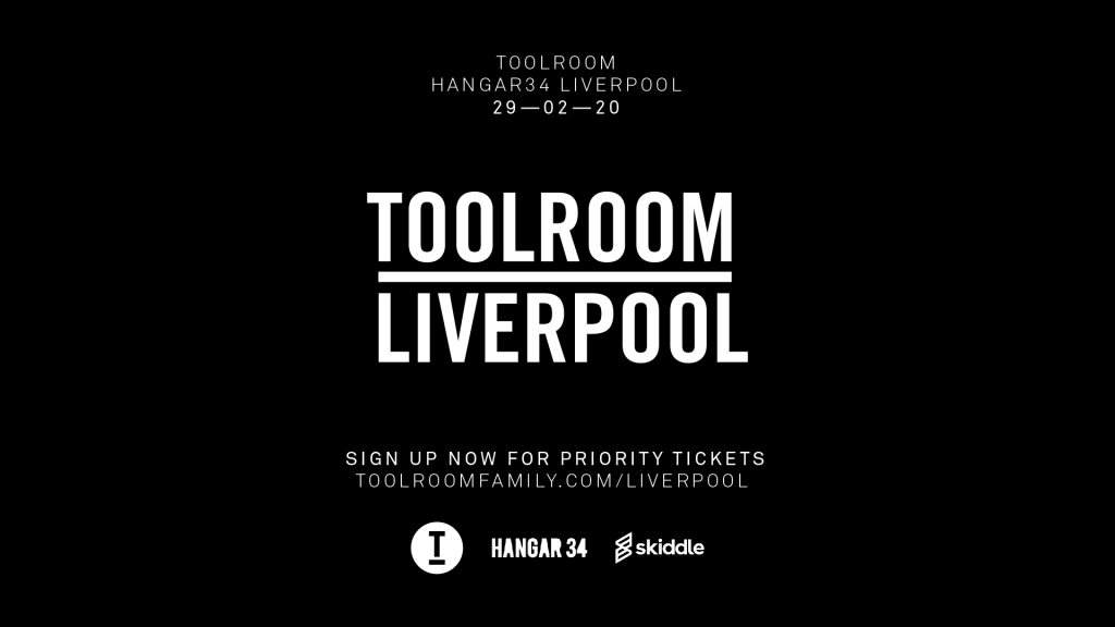 Toolroom Liverpool: Hangar34 Takeover - Página frontal