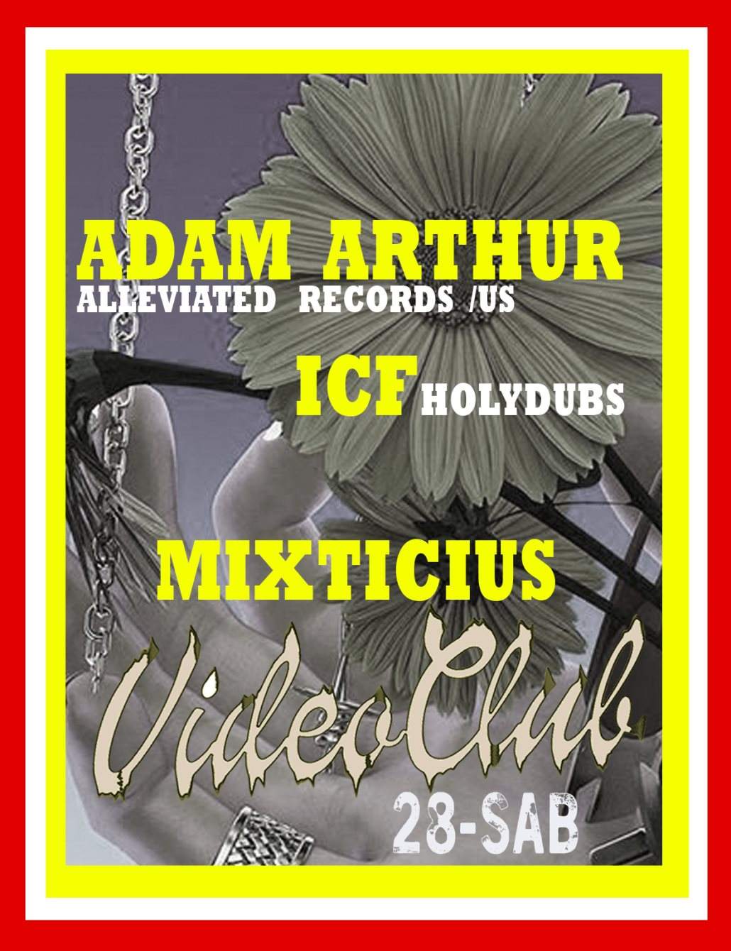 Adam Arthur (Live), ICF & Mixticius - Página frontal