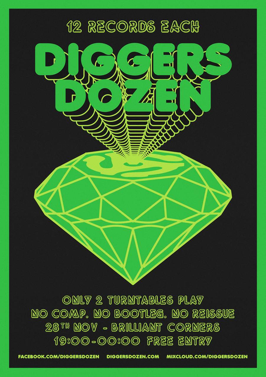 Diggers Dozen - フライヤー表