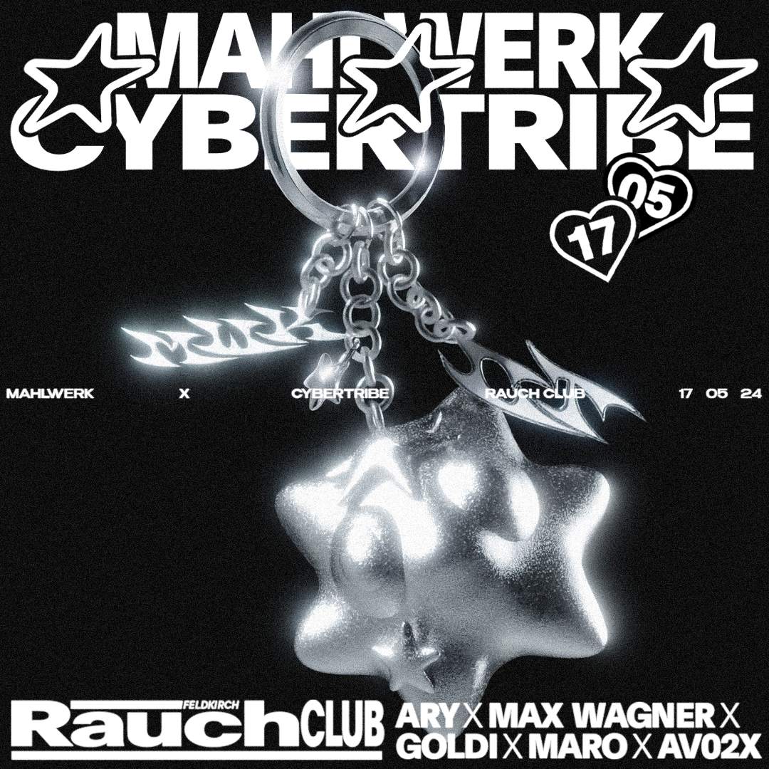 Cybertribe x MAHLWERK - フライヤー表