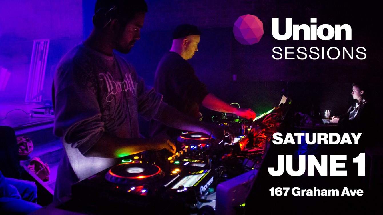 Union: Sessions / Techno & House All Night - Página frontal