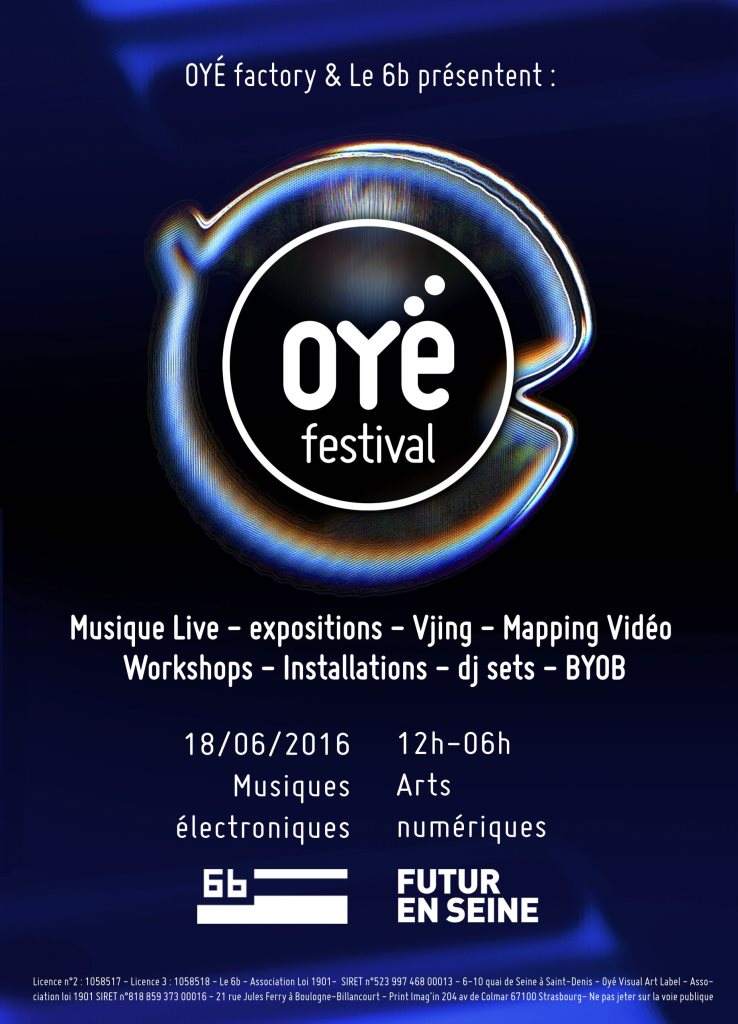 OYÉ Festival with Shxcxchcxsh, Bloum, Marla Singer & More - フライヤー表