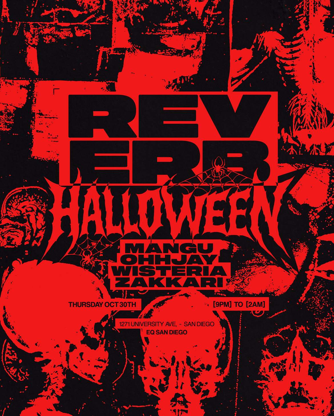REVERB: HALLOWEEN at EQ San Diego, San Diego
