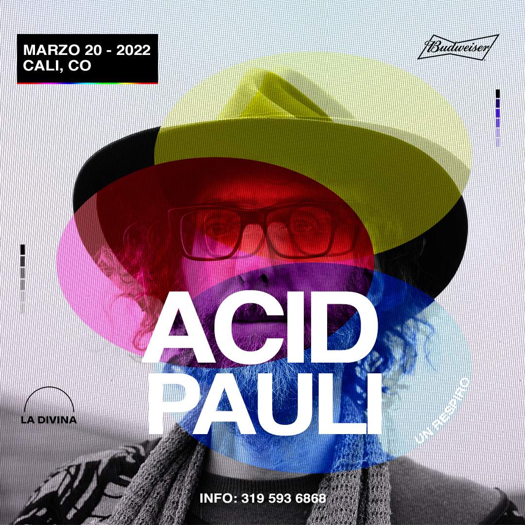 Acid Pauli en Cali - フライヤー表