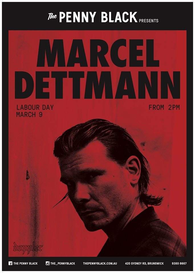 Marcel Dettmann - Day Party - フライヤー表