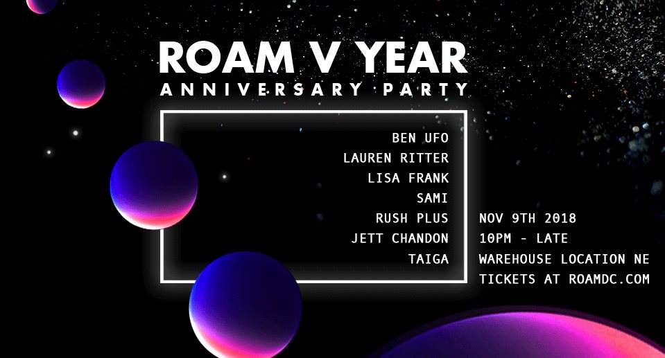 ROAM V YEAR [Limited Door Tickets Available] - Página frontal