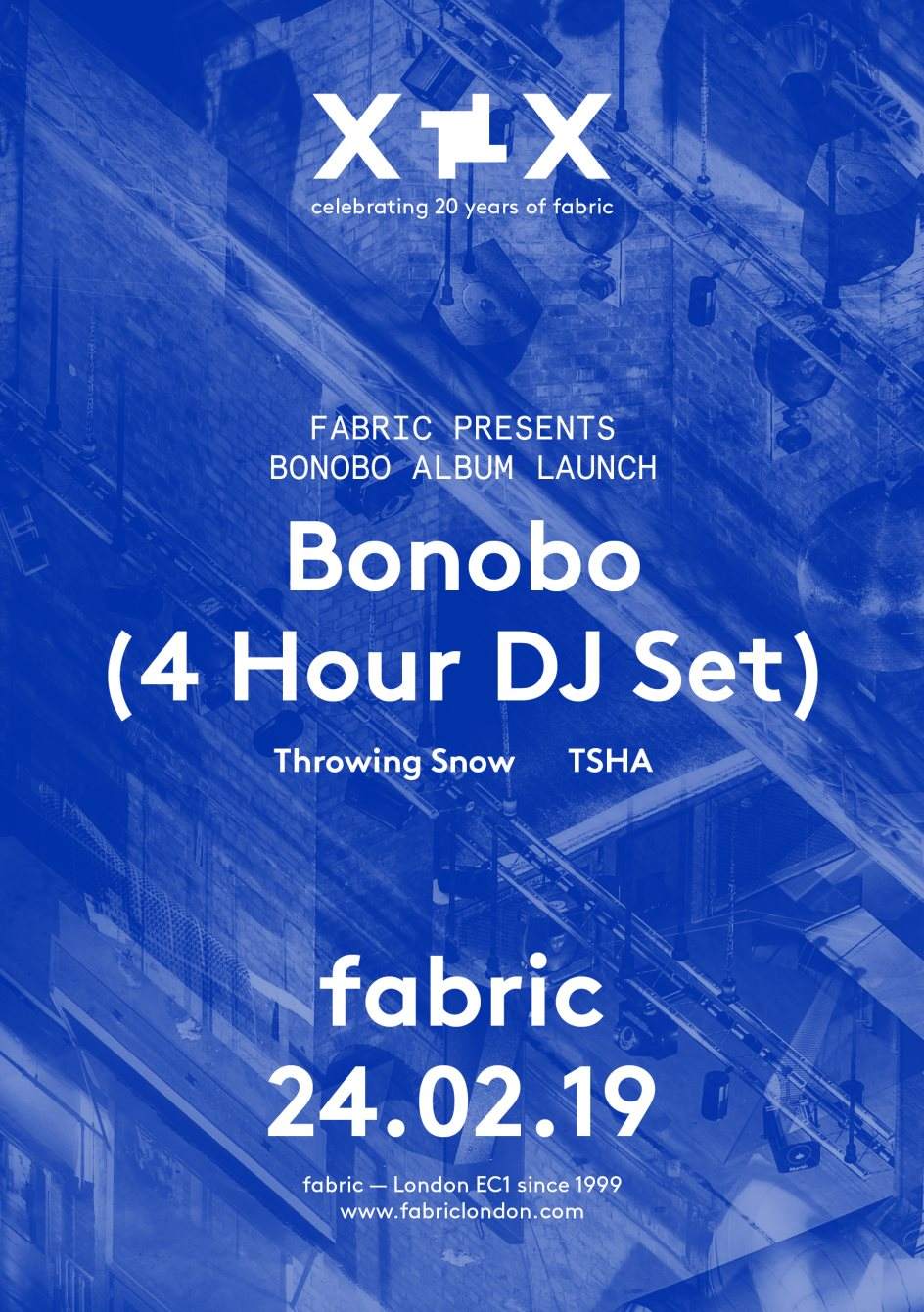 fabric XX: Bonobo Album Launch (4 Hour DJ Set) - Página trasera