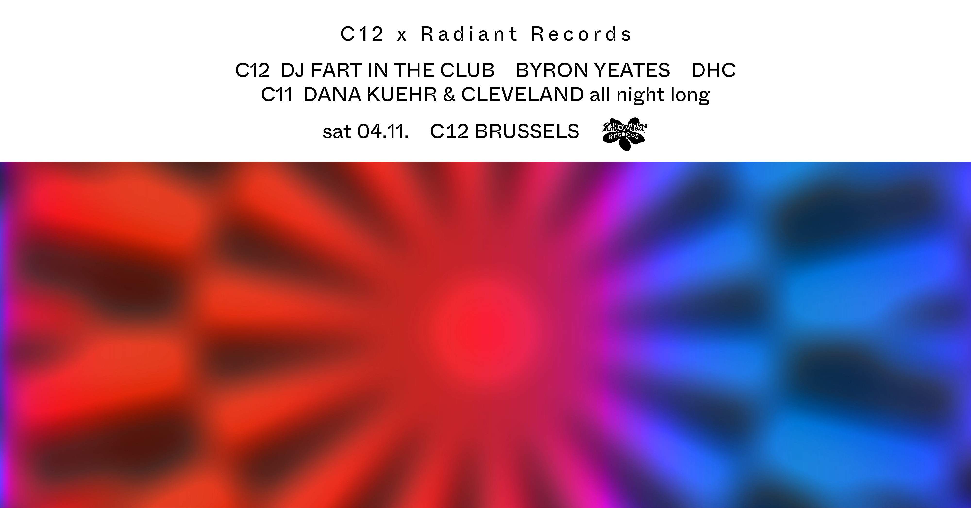 C12 NITE x Radiant Records - フライヤー表