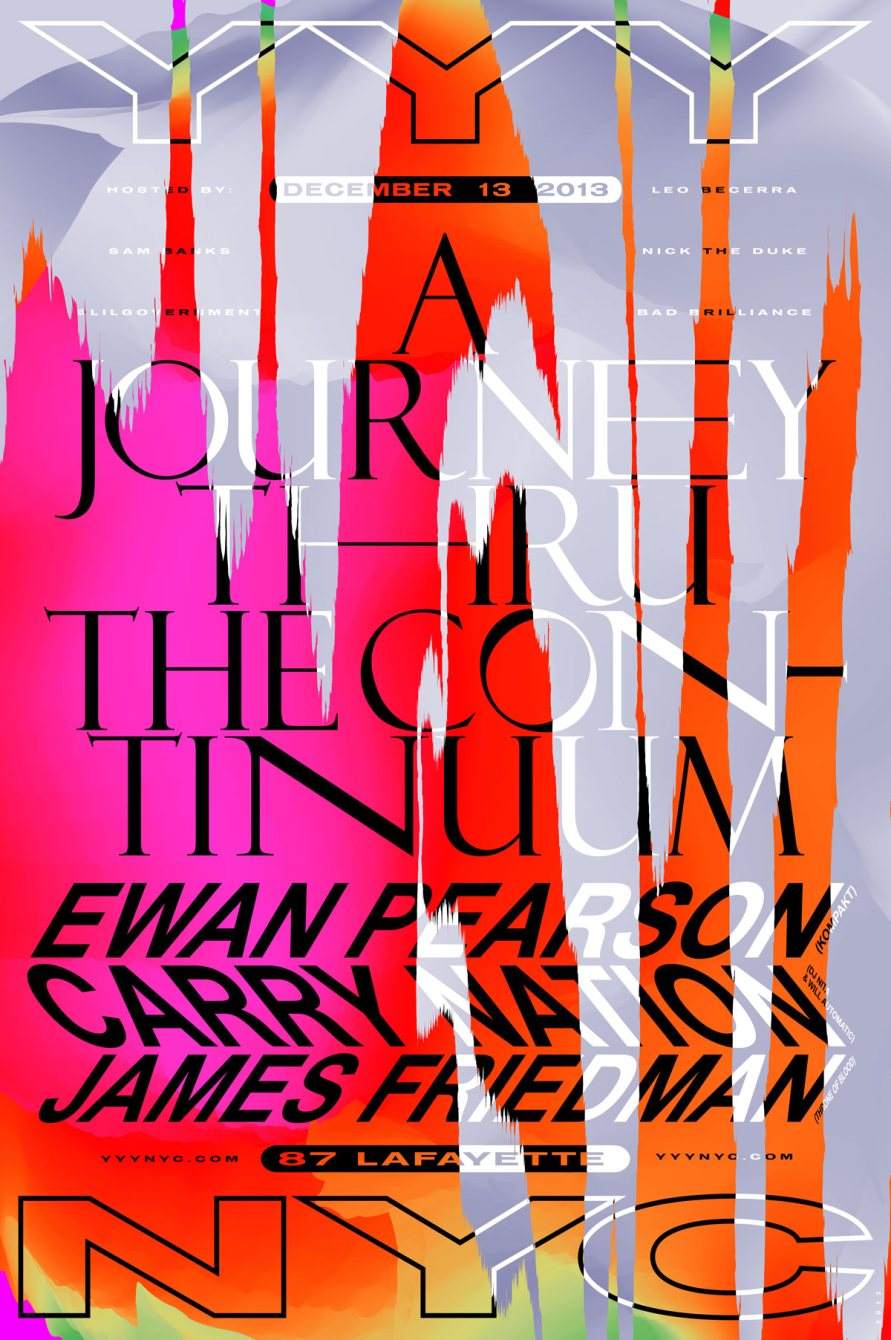Y Y Y N Y C with Ewan Pearson, Carry Nation, & James F!@#$%^ Friedman - Página frontal