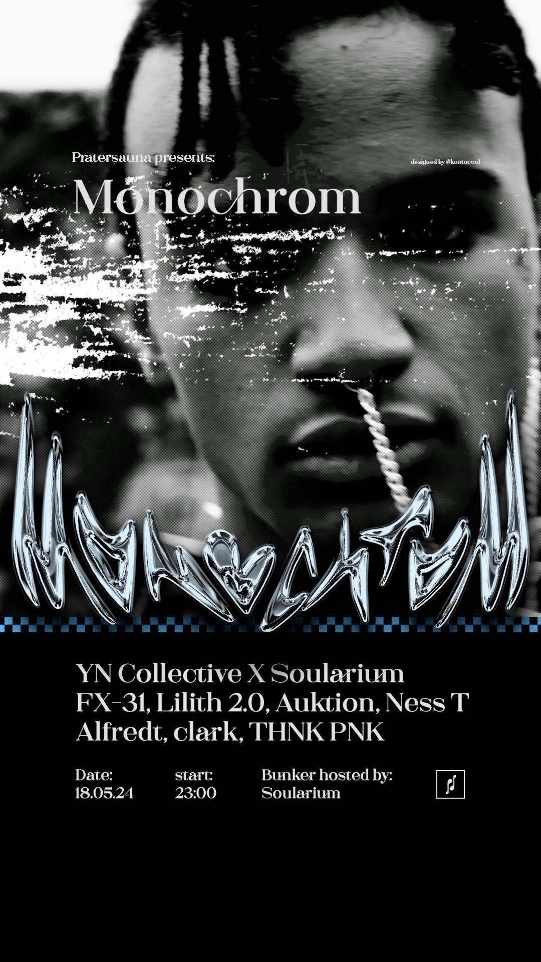 MONOCHROM - YN Collective x Soularium - Página frontal