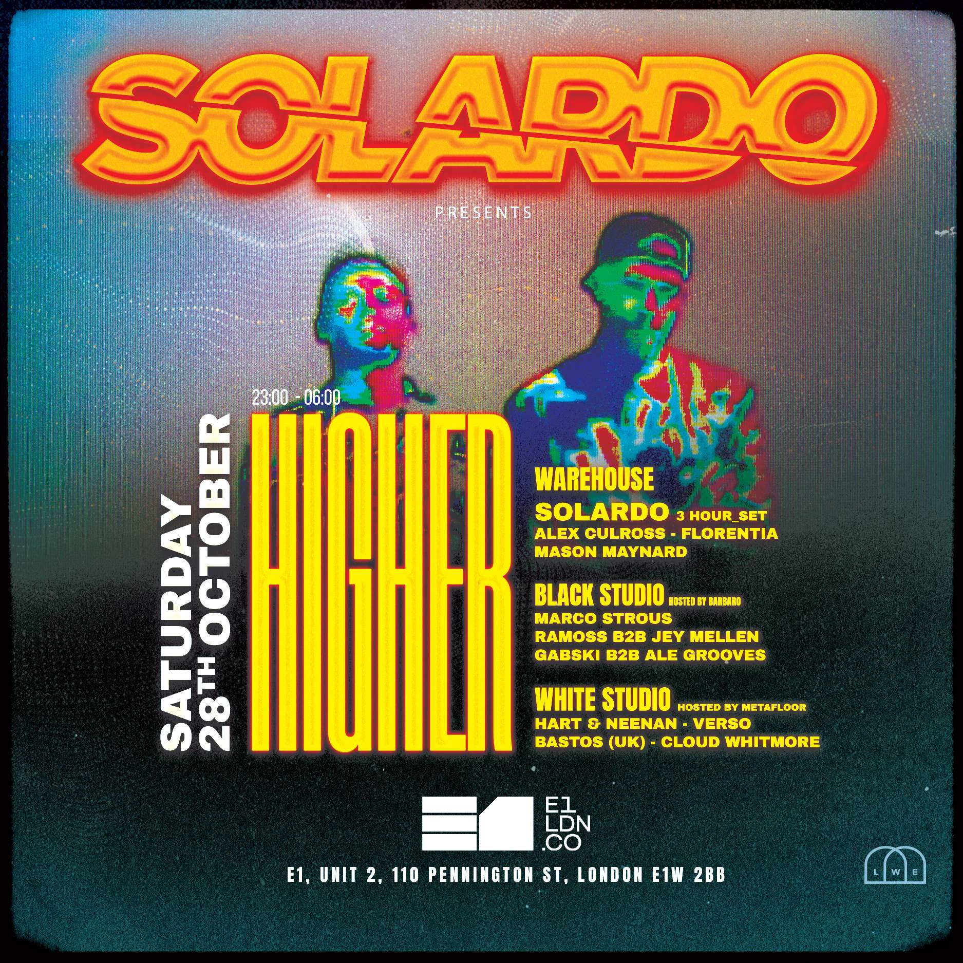 Solardo presents Higher Halloween - Página trasera