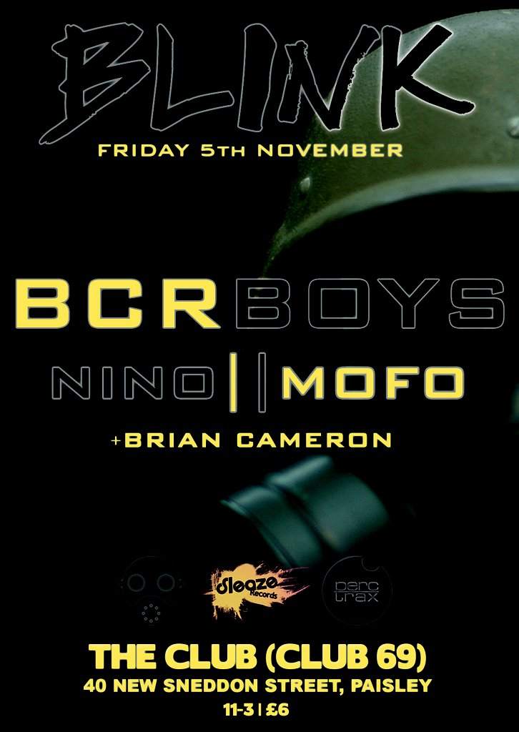 Blink presents BCR Boys (Live ) - Página frontal