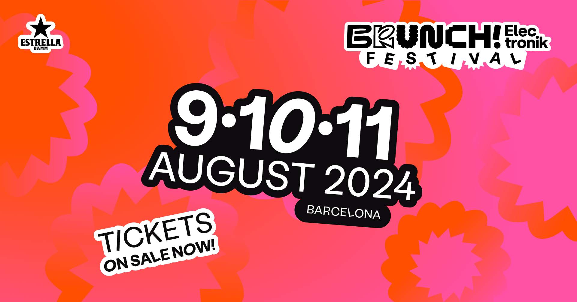Brunch Electronik Festival 2024 - フライヤー表