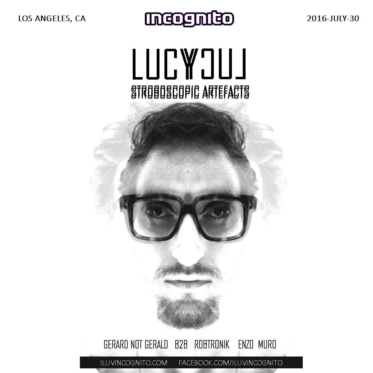 Incognito presents Lucy - Página frontal