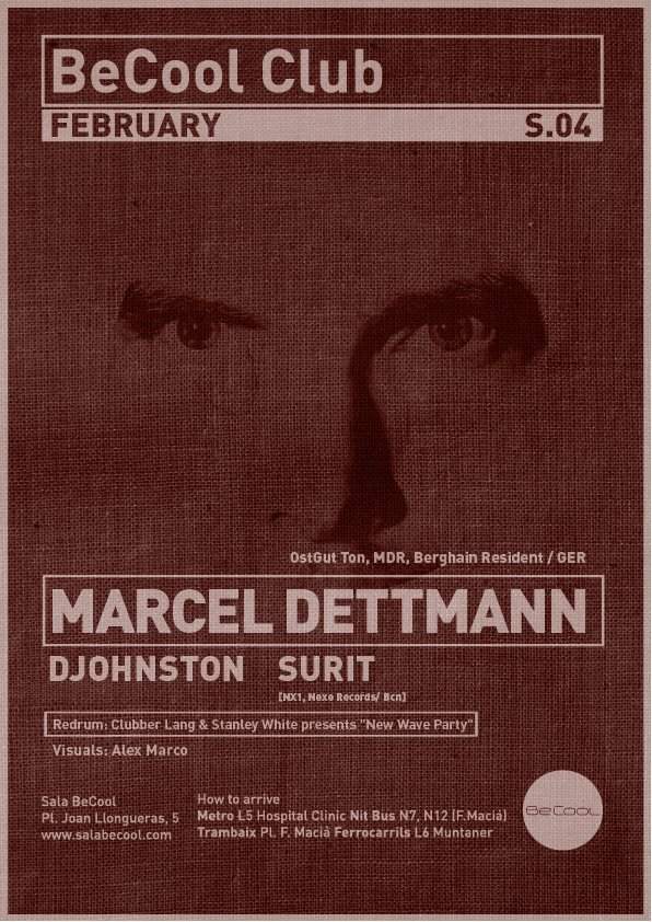 Marcel Dettmann, Djohnston, Surit - Página frontal