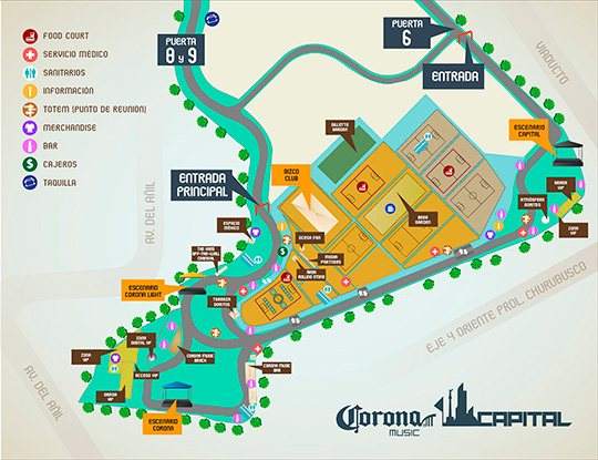 Corona Capital Festival 2013: DAY 1 - フライヤー裏
