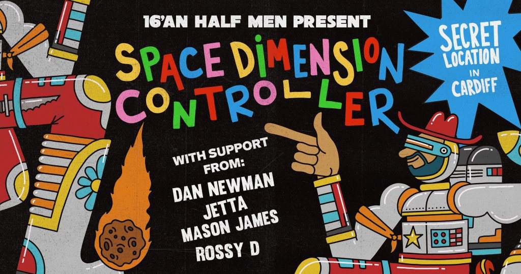 16'an half men present: Space Dimension Controller - Página frontal