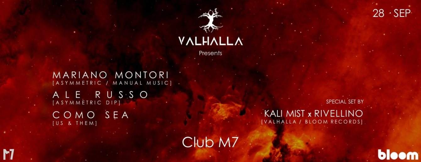 Valhalla presents [Mariano Montori x Ale Russo] - フライヤー表
