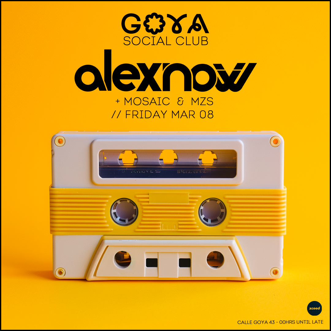 Goya Social Club with Alex Now - Página frontal