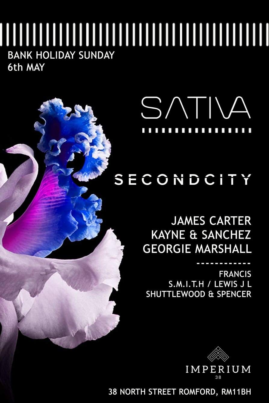 Sativa Launch with Secondcity - Página frontal