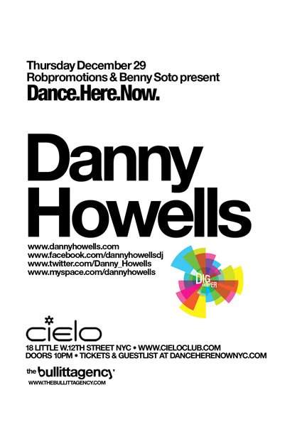 Danny Howells - Dance.Here.Now - フライヤー裏