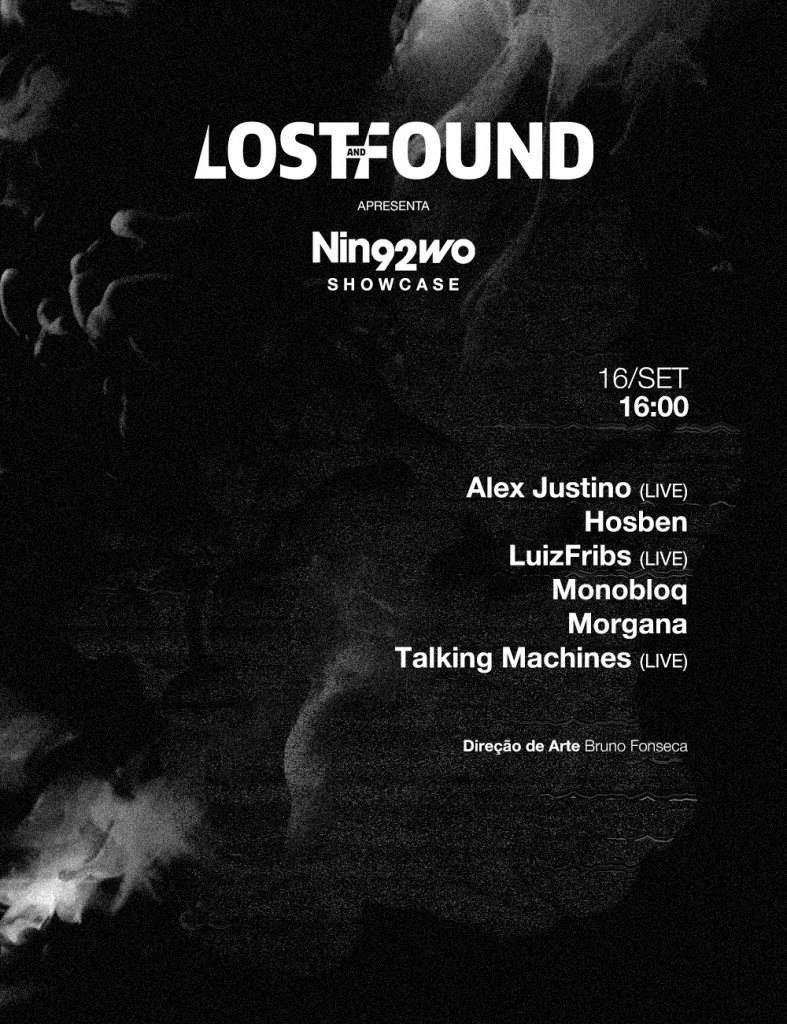 Lost and Found Apresenta: Nin92wo Showcase - フライヤー表