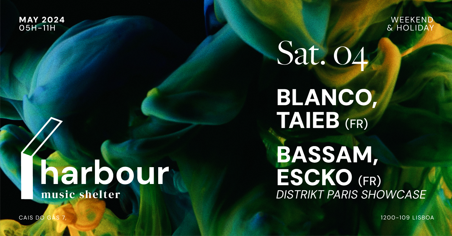 Harbour // Blanco + Taieb + Bassam + Escko (Distrikt Paris Showcase) - Página trasera