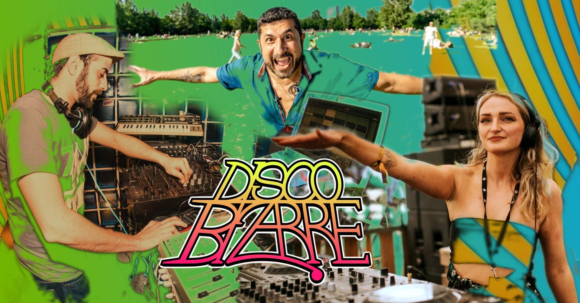 James Rod, Unmarried Woman & Carlozz at Disco Bizarre at KitKatClub, Berlin