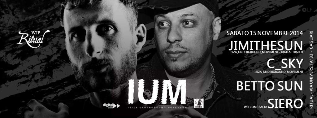 IUM Ibiza Underground Movement Opening Season 2014/2015 - Página frontal