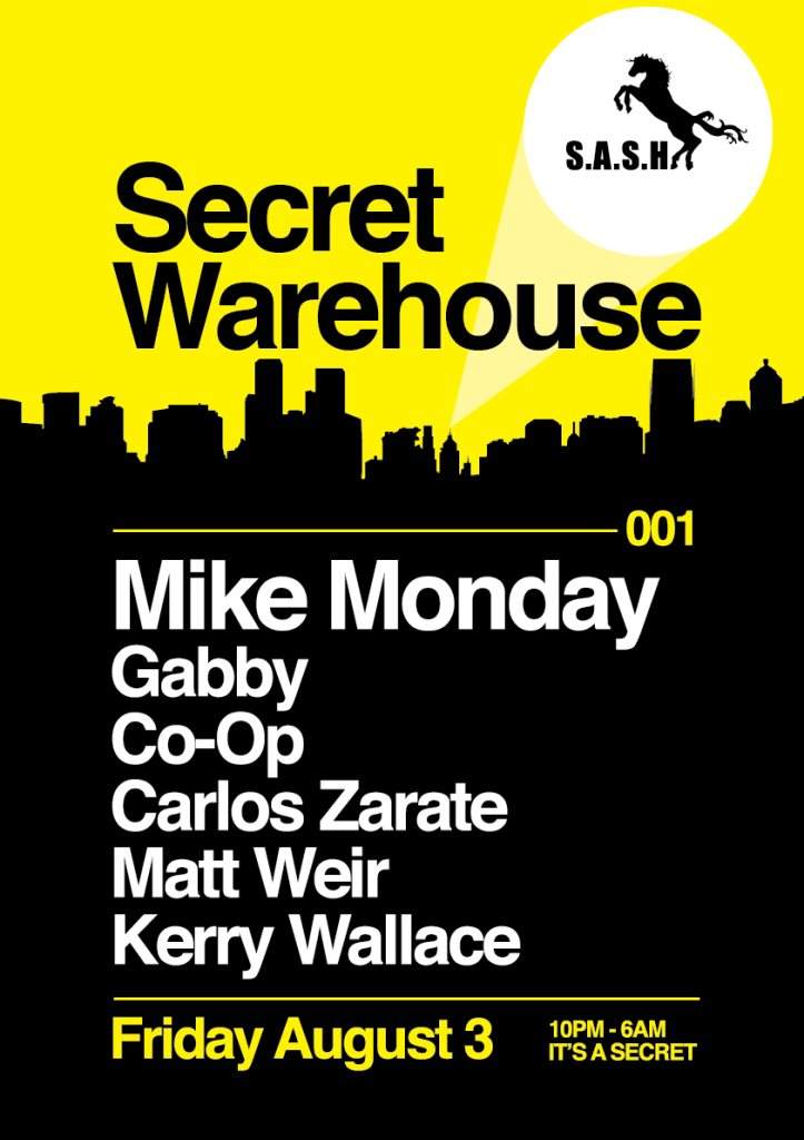 S.A.S.H Secret Warehouse 001 - Página frontal
