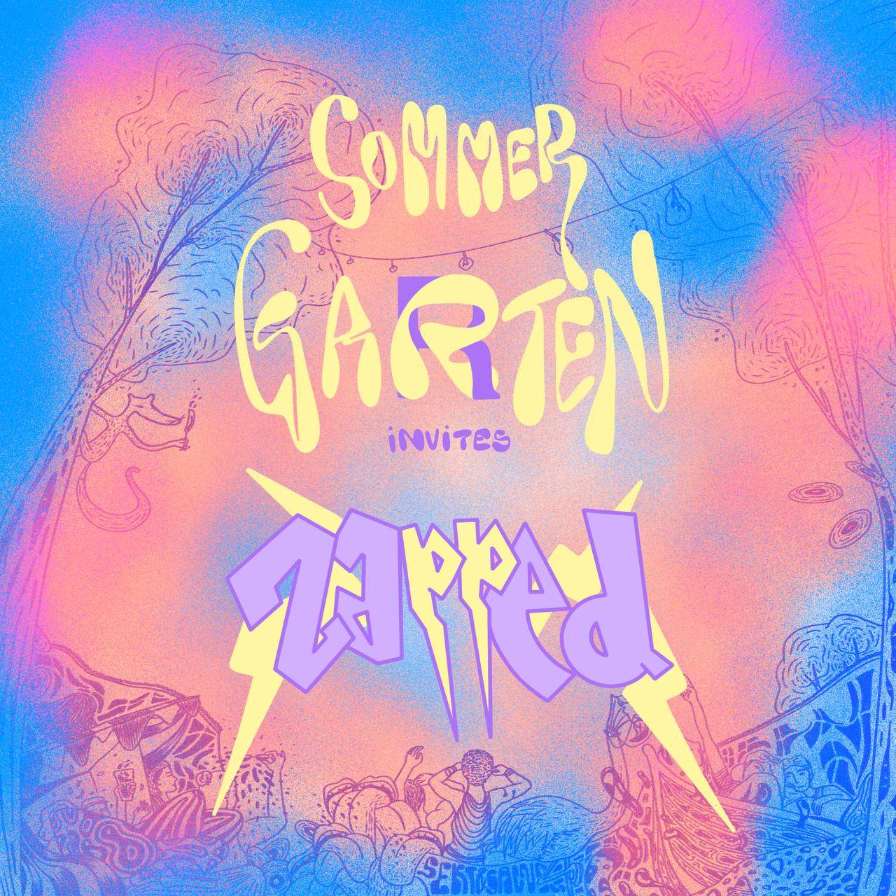 Sommer Garten mit Zapped - フライヤー表