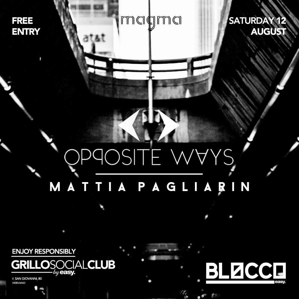 Opposite Ways - Mattia Pagliarin  - Página frontal