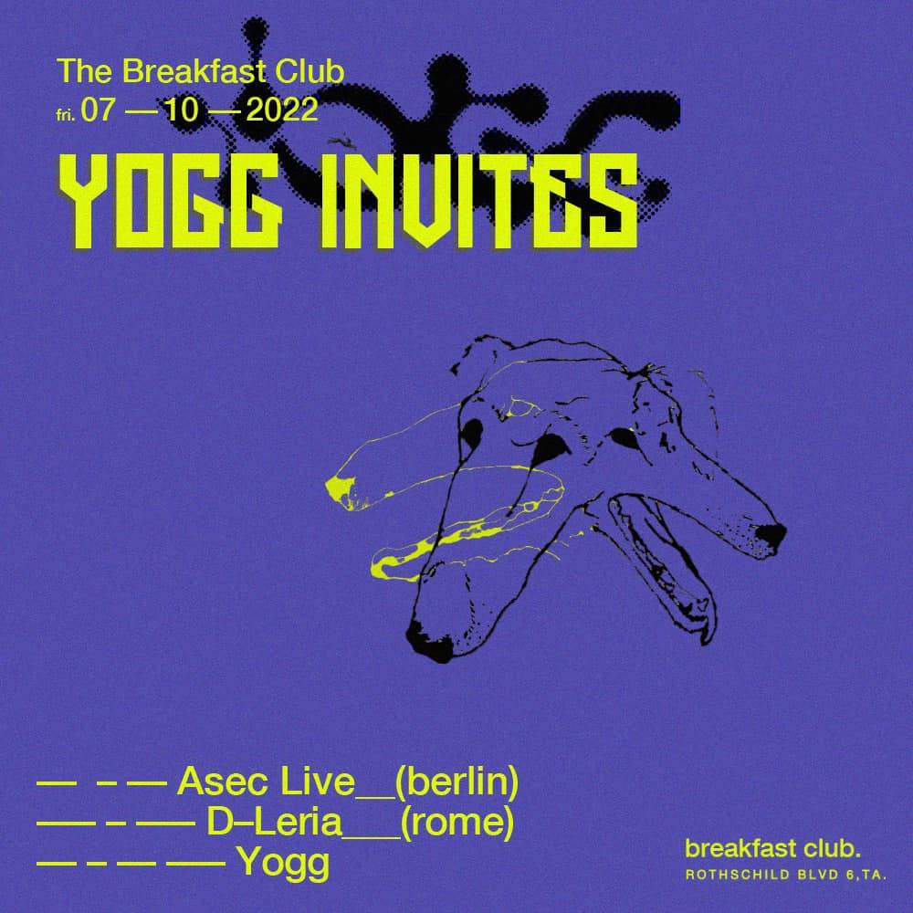 Yogg Invites - フライヤー表
