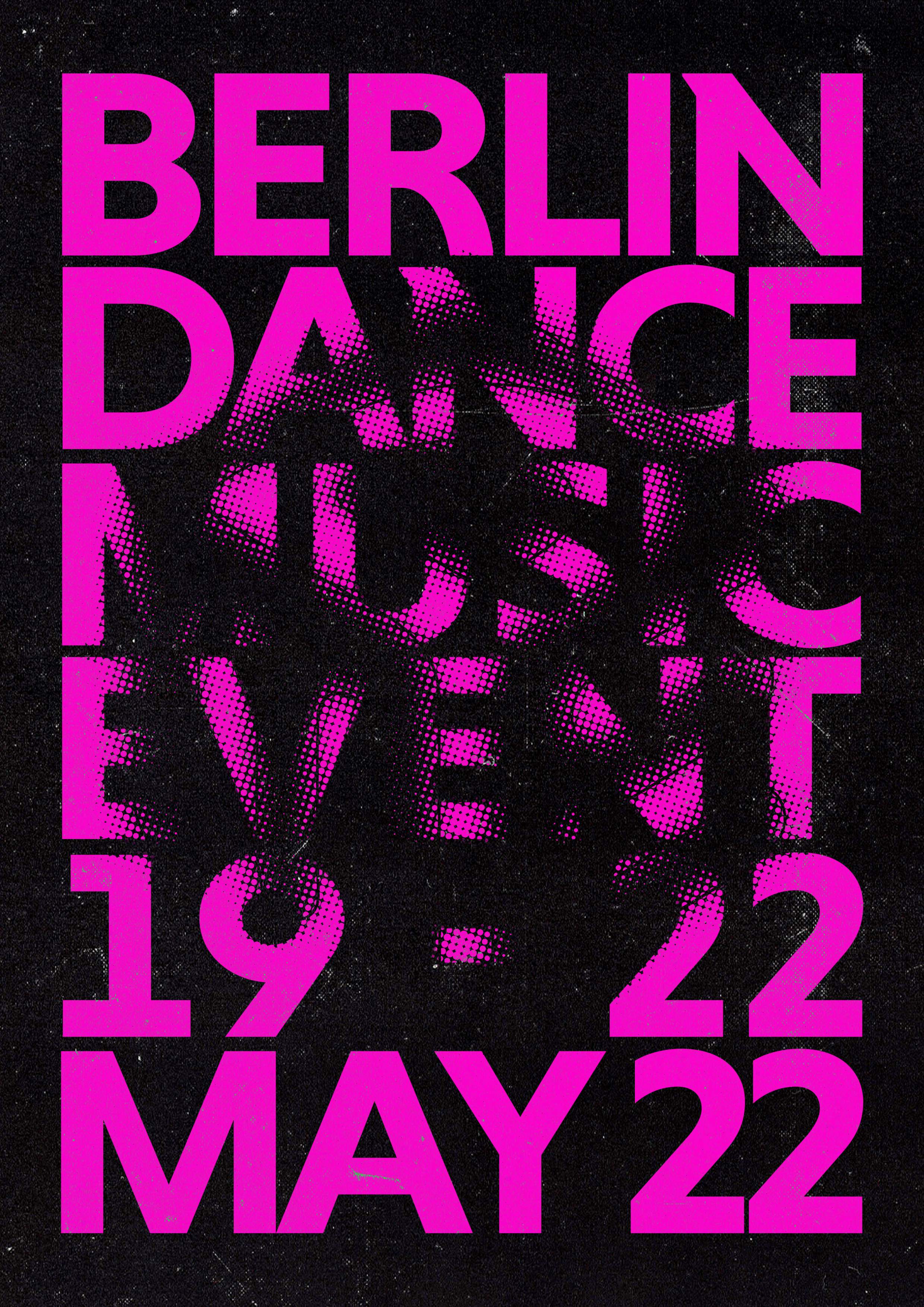 BDME 2022⎜Berlin Dance Music Event - フライヤー表