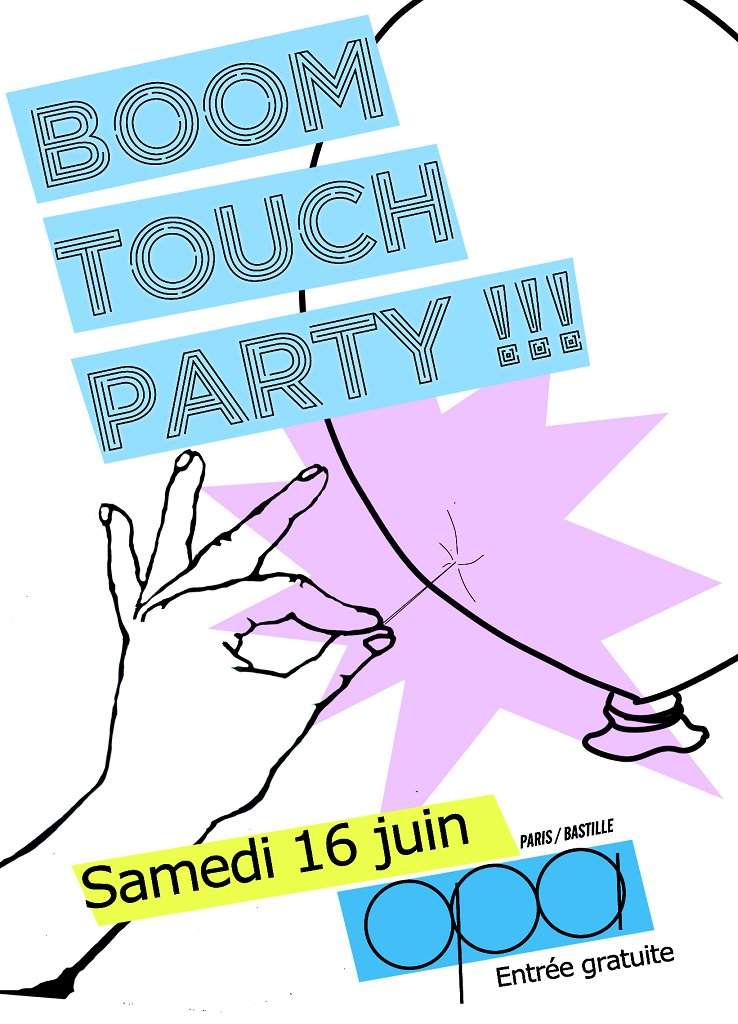 Boom Touch Party - フライヤー表