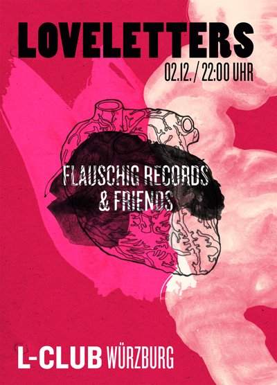 Love Letters // Flauschig Records & Friends - Página frontal