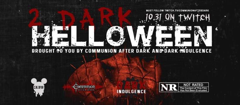 2 Dark Helloween - Industrial - EBM - Dark Techno Livestream Festival - フライヤー表