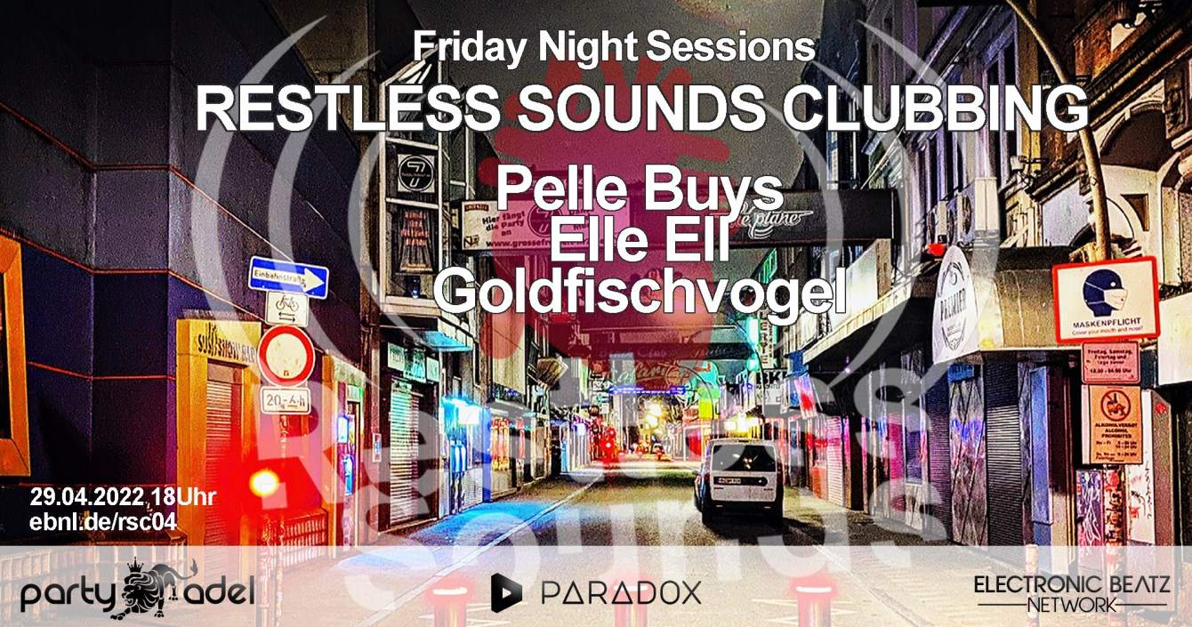 Restless Sounds Clubbing - フライヤー表