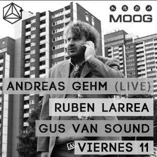 Polybius Trax Night #07: Andreas Gehm live! + Rubén Larrea + Gus Van Sound - フライヤー表
