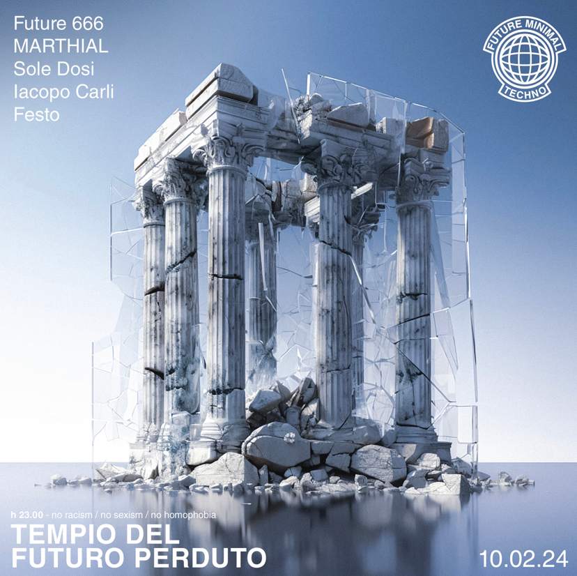 Future Minimal Techno: future.666, Marthial, SOLE DOSI, Iacopo Carli, Festò live - Página frontal