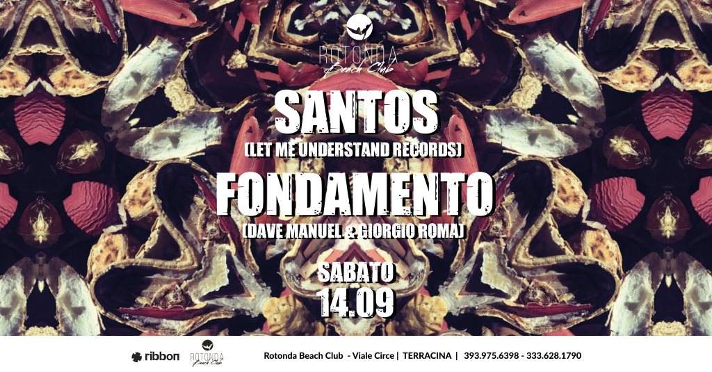 Santos, Fondamento - フライヤー表